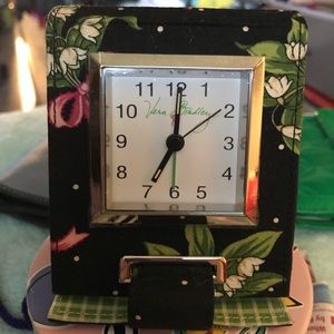 VERA BRADLEY Foldable Travel Alarm Clock